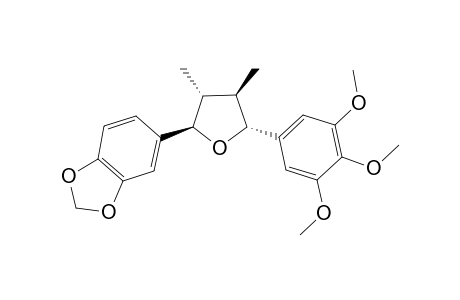 (7S,8S,7'S,8'S)-3,4,5-TRIMETHOXY-3',4'-METHYLENEDIOXY-7,7'-EPOXYLIGNAN