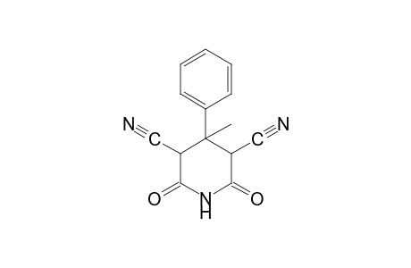 2,6-Dioxo-4-methyl-4-phenyl-3,5-piperidinedicarbonitrile