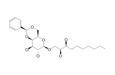 (2S,3S)-2,3-DIHYDROXYDECENYL-4,6-O-(S)-BENZYLIDENE-BETA-D-GALACTOPYRANOSIDE;MAJOR-ISOMER