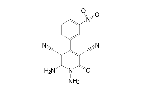 1,6-diamino-1,2-dihydro-4-(m-nitrophenyl)-2-oxo-3,5-pyridinedicarbonitrile