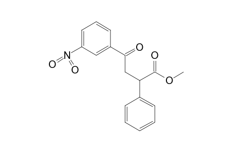 beta-(m-nitrobenzoyl)hydratropic acid, methyl ester