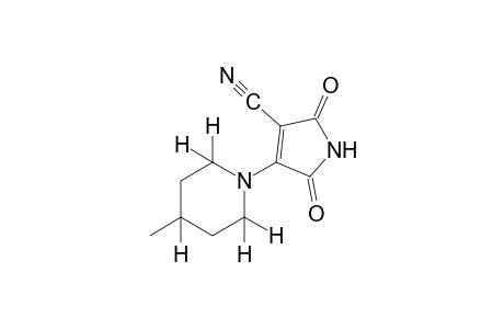 2-cyano-3-(4-methylpiperidino)maleimide