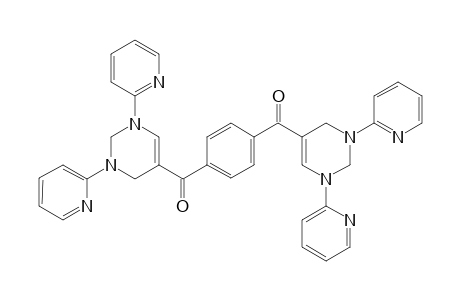 1,4-Phenylenebis((1,3-di(pyridin-2-yl)-1,2,3,4-tetrahydropyrimidin-5-yl)methane-one)