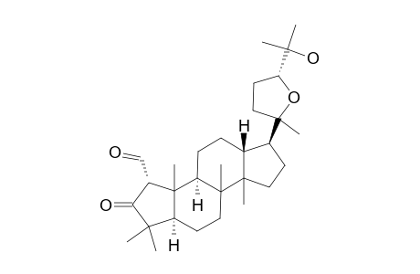 SILVAGLIN-B;20S,24R-EPOXY-25-HYDROXY-2-OXO-1-(2->3)-ABEO-1-BETA(H)-DAMMARAN-3-ONE