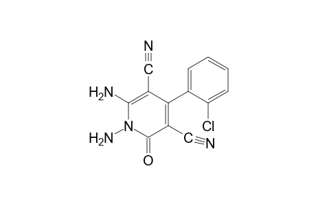 4-(o-chlorophenyl)-1,6-diamino-1,2-dihydro-2-oxo-3,5-pyridinedicarbonitrile