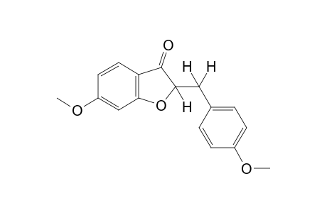 6-methoxy-2-(p-methoxybenzyl)-3(2H)-benzofuranone