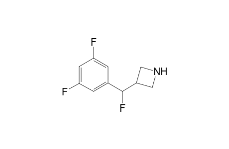 3-[(3,5-difluorophenyl)(fluoro)methyl]azetidine