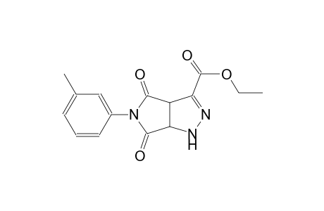 ethyl 5-(3-methylphenyl)-4,6-dioxo-1,3a,4,5,6,6a-hexahydropyrrolo[3,4-c]pyrazole-3-carboxylate