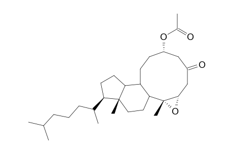 (1S,10R)-1,10-EPOXY-3-OXO-5,10-SECOCHOLESTAN-5-ALPHA-YL-ACETATE