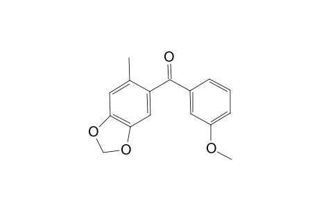 Methanone, (3-methoxyphenyl)(6-methyl-1,3-benzodioxol-5-yl)-