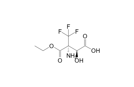 (2-R,3-S)-2-AMINO-3-HYDROXY-2-TRIFLUOROMETHYLSUCCINIC-ACID-1-ETHYLESTER