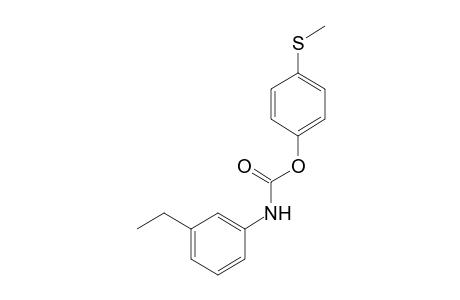 m-ethylcarbanilic acid, p-(methylthio)phenyl ester