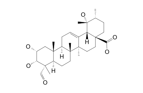 2-ALPHA,3-BETA,19-ALPHA-TRIHYDROXY-12-EN-23-FORMYL-28_OIC_ACID