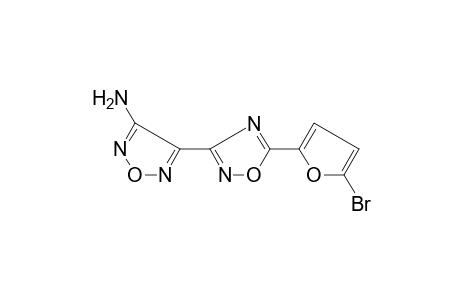 1,2,5-Oxadiazol-3-amine, 4-[5-(5-bromo-2-furyl)-1,2,4-oxadiazol-3-yl]-