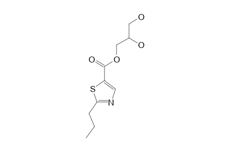 2-propyl-5-thiazolecarboxylic acid, 2,3-dihydroxypropyl ester