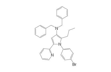 N,N-Dibenzyl-1-(4-bromophenyl)-2-propyl-5-(pyridin-2-yl)-1H-pyrrol-3-amine