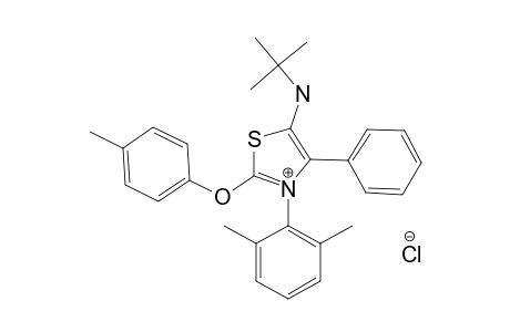 5-(TERT.-BUTYLAMINO)-3-(2,6-DIMETHYLPHENYL)-2-[(4-METHYLPHENYL)-OXY]-4-PHENYLTHIAZOLIUM-CHLORIDE