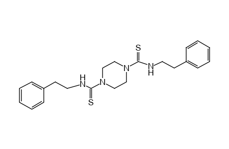 N,N'-diphenethyldithio-1,4-piperazinedicarboxamide