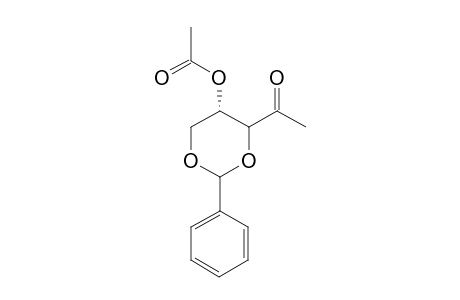 D-erythro-2-Pentulose, 1-deoxy-3,5-O-(phenylmethylene)-, acetate