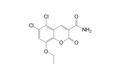 5,6-Dichloro-8-ethoxy-2-oxo-2H-chromene-3-carboxamide