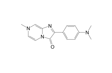 2-(4-Dimethylaminophenyl)-7-methylimidazo[1,2-a]pyrazin-3(7H)-one