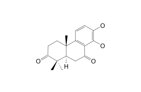 13,14-DIHYDROXY-8,11,13-PODOCARPATRIENE-3,7-DIONE