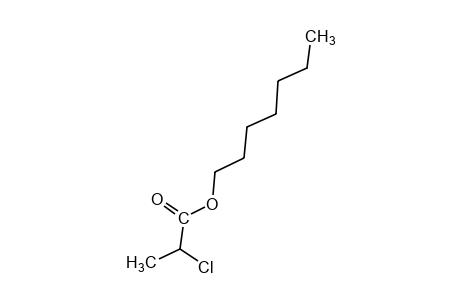 2-chloropropionic acid, heptyl ester