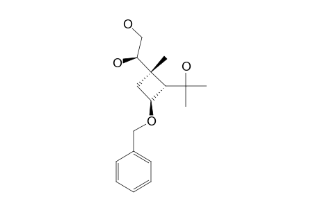 (1S)-1-[(1S,2S,3S)-3-(BENZYLOXY)-2-(1-HYDROXY-1-METHYLETHYL)-1-METHYLCYCLOBUTYL]-ETHANE-1,2-DIOL