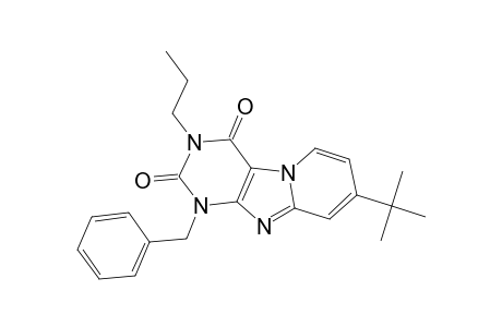 1-BENZYL-8-TERT.-BUTYL-3-PROPYL-1H,3H-PYRIDO-[2,1-F]-PURINE-2,4-DIONE