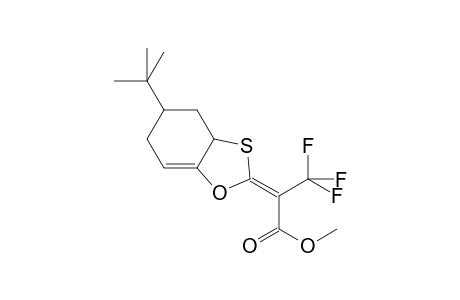 2-(5-tert-Butyl-3a,4,5,6-tetrahydro-benzo[1,3]oxathiol-2-ylidene)-3,3,3-trifluoro-propionic acid methyl ester