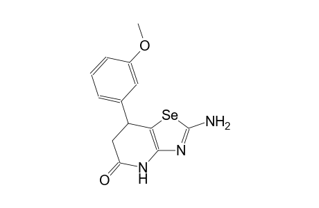 selenazolo[4,5-b]pyridin-5(4H)-one, 2-amino-6,7-dihydro-7-(3-methoxyphenyl)-