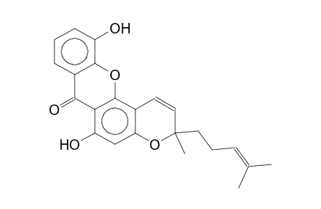 6,11-DIHYDROXY-3-METHYL-3-(4-METHYLPENT-3-ENYL)-3H,7H-PYRANO(2,3C)XANTHEN-7-ONE