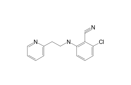 6-chloro-N-[2-(2-pyridyl)ethyl]anthranilonitrile