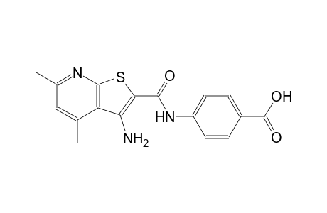 benzoic acid, 4-[[(3-amino-4,6-dimethylthieno[2,3-b]pyridin-2-yl)carbonyl]amino]-