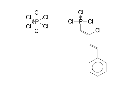 2-CHLORO-2-STYRYLVINYLTRICHLOROPHOSPHONIUM HEXACHLOROPHOSPHORATE