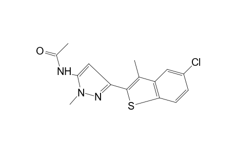 N-[3-(5-chloro-3-methylbenzo[b]thien-2-yl)-1-methylpyrazol-5-yl]acetamide