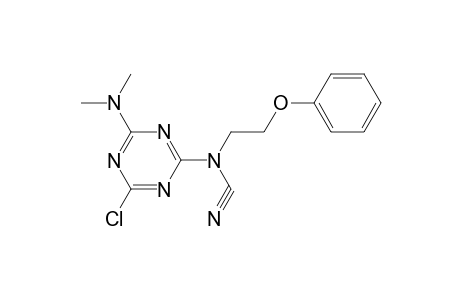 4-Chloro-6-(dimethylamino)-1,3,5-triazin-2-yl(2-phenoxyethyl)cyanamide