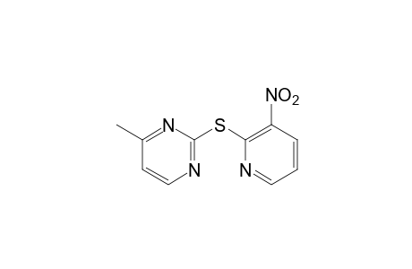 4-methyl-2-[(3-nitro-2-pyridyl)thio]pyrimidine