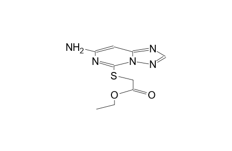 5-ethoxycarbonylmethylthio-7-amino-4H-[1,2,4]triazolo[2,3-c]pyrimidine