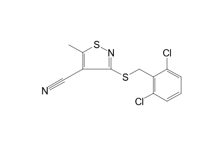 3-[(2,6-DICHLOROBENZYL)THIO]-5-METHYL-4-ISOTHIAZOLECARBONITRILE