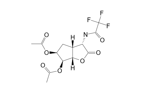 (1R,5S)-7-(R),8-(R)-DI-O-ACETYL-4-(R)-TRIFLUOROACETAMIDO-2-OXABICYCLO-[3.3.0]-OCT-3-ONE