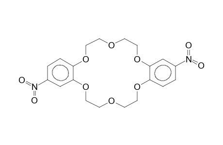 Dibenzo[b,k][1,4,7,10,13,16]hexaoxacyclooctadecin, 6,7,9,10,17,18,20,21-octahydro-2,13-dinitro-