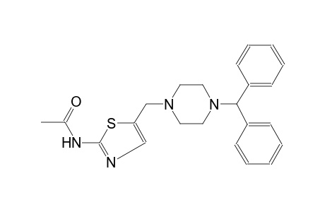 N-(5-[(4-Benzhydryl-1-piperazinyl)methyl]-1,3-thiazol-2-yl)acetamide