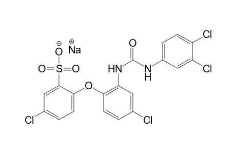 5-chloro-2-{4-chloro-2-[3-(3,4-dichlorophenyl)ureido]phenoxy}benenesulfonic acid, sodium salt