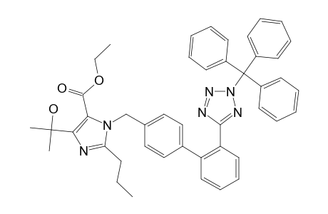 ETHYL-4-(1-HYDROXY-1-METHYLETHYL)-2-PROPYL-1-[2'-(2-TRIPHENYLMETHYL-2H-TETRAZOL-5-YL)-BIPHENYL-4-YL]-METHYL-1H-IMIDAZOLE-5-CARBOXYLATE