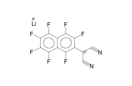 2-PERFLUORONAPHTHALENYLMALONODINITRILE, LITHIUM SALT