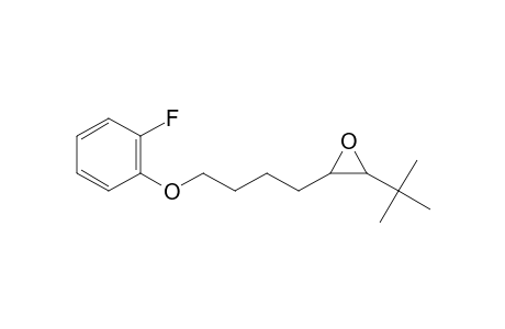 Oxirane, 2-(1,1-dimethylethyl)-3-[4-(2-fluorophenoxy)butyl]-