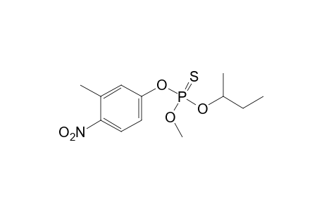 phosphorothioic acid, O-sec-butyl O-methyl O-4-nitro-m-tolyl ester