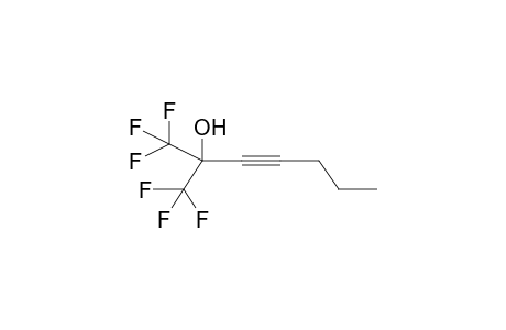 1,1-BIS(TRIFLUOROMETHYL)-2-HEXYNE-1-OL