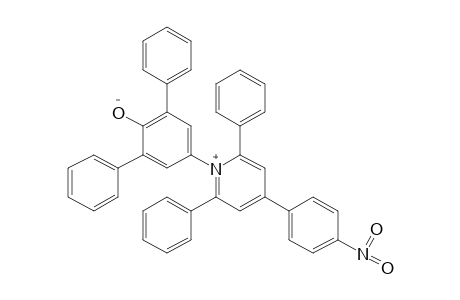 2,6-diphenyl-1-(3,5-diphenyl-4-hydroxyphenyl)-4-(p-nitrophenyl)pyridinium hydroxide, inner salt